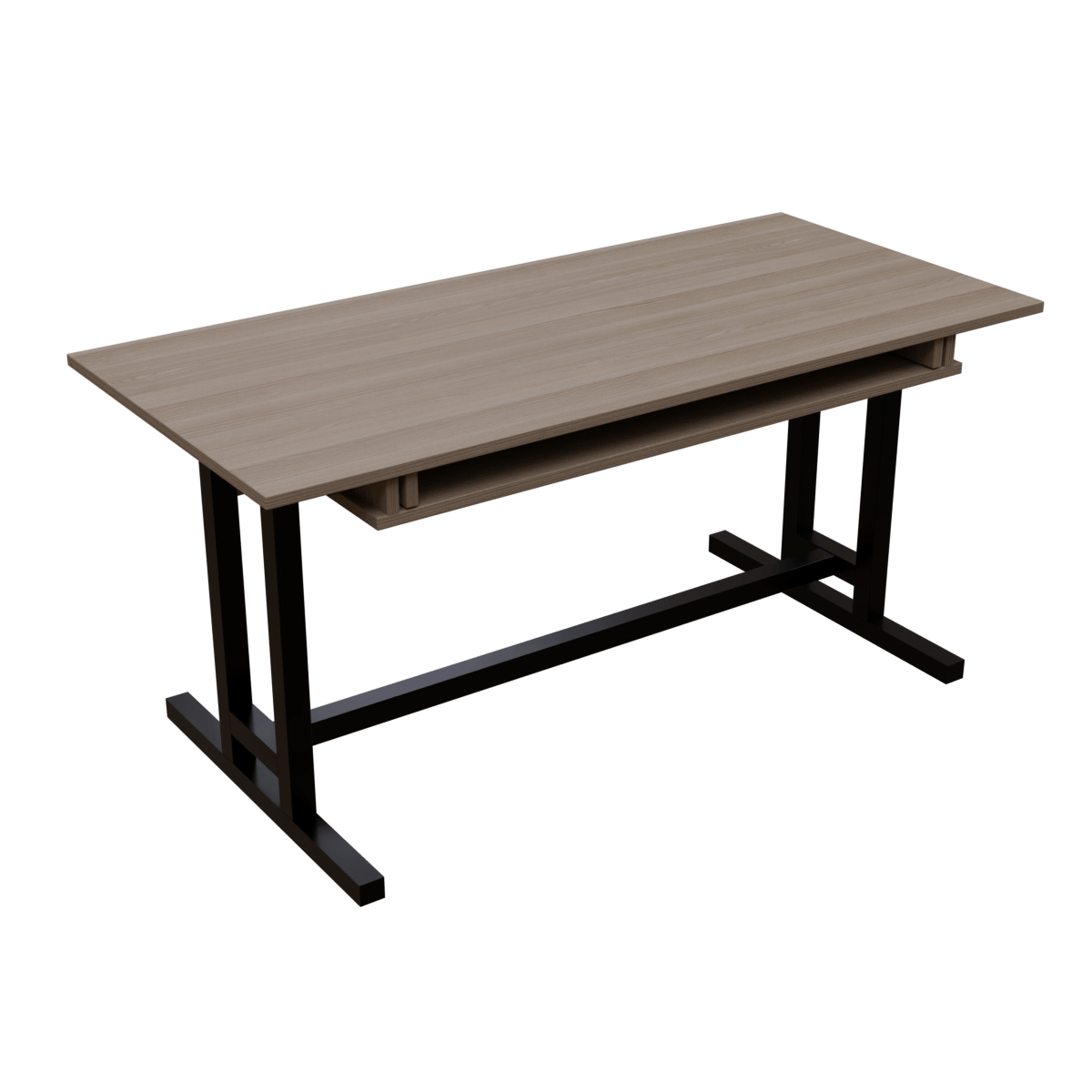 Zinnia Computer Table with Keyboard Tray by Riyan Luxiwood.