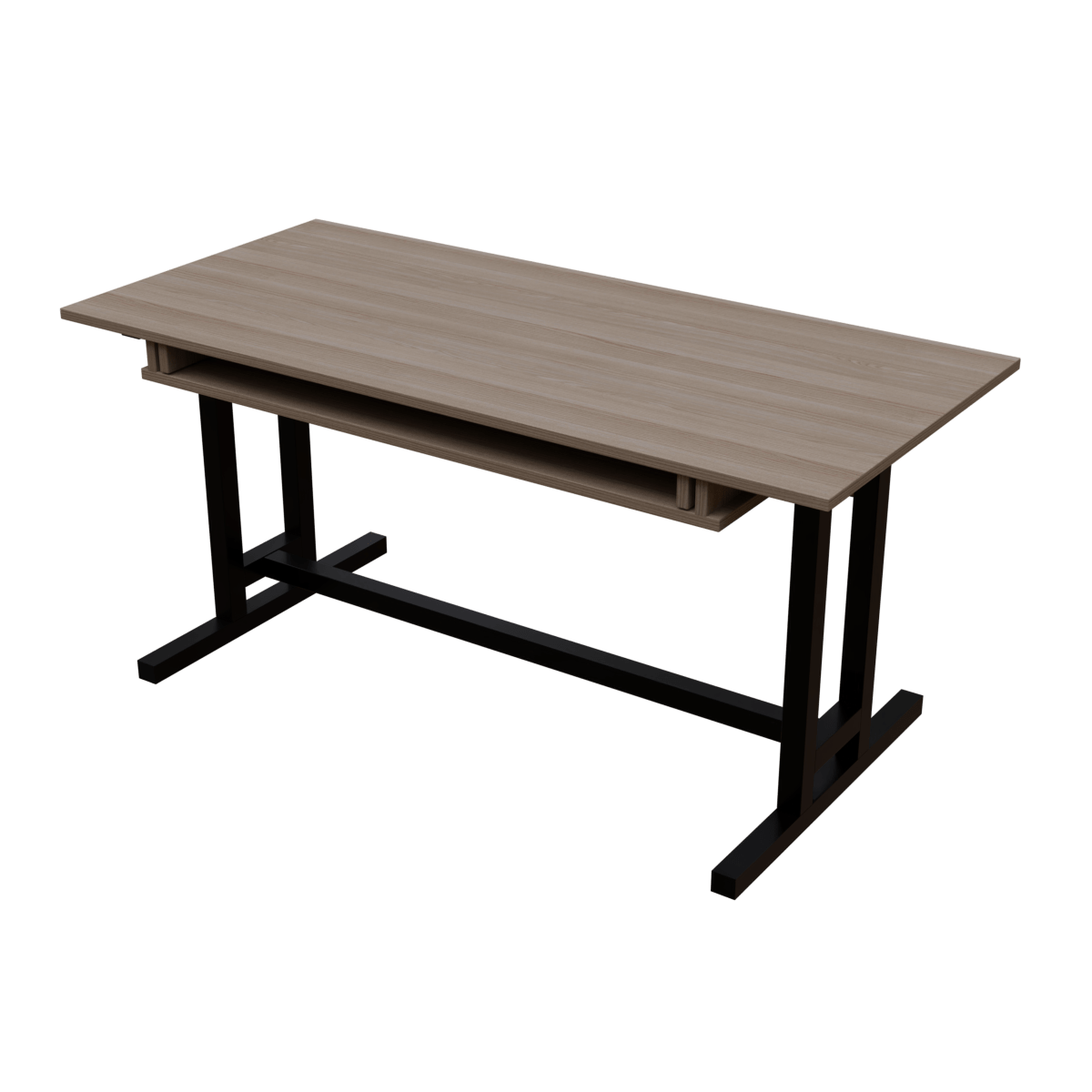 Zinnia Computer Table with Keyboard Tray by Riyan Luxiwood.