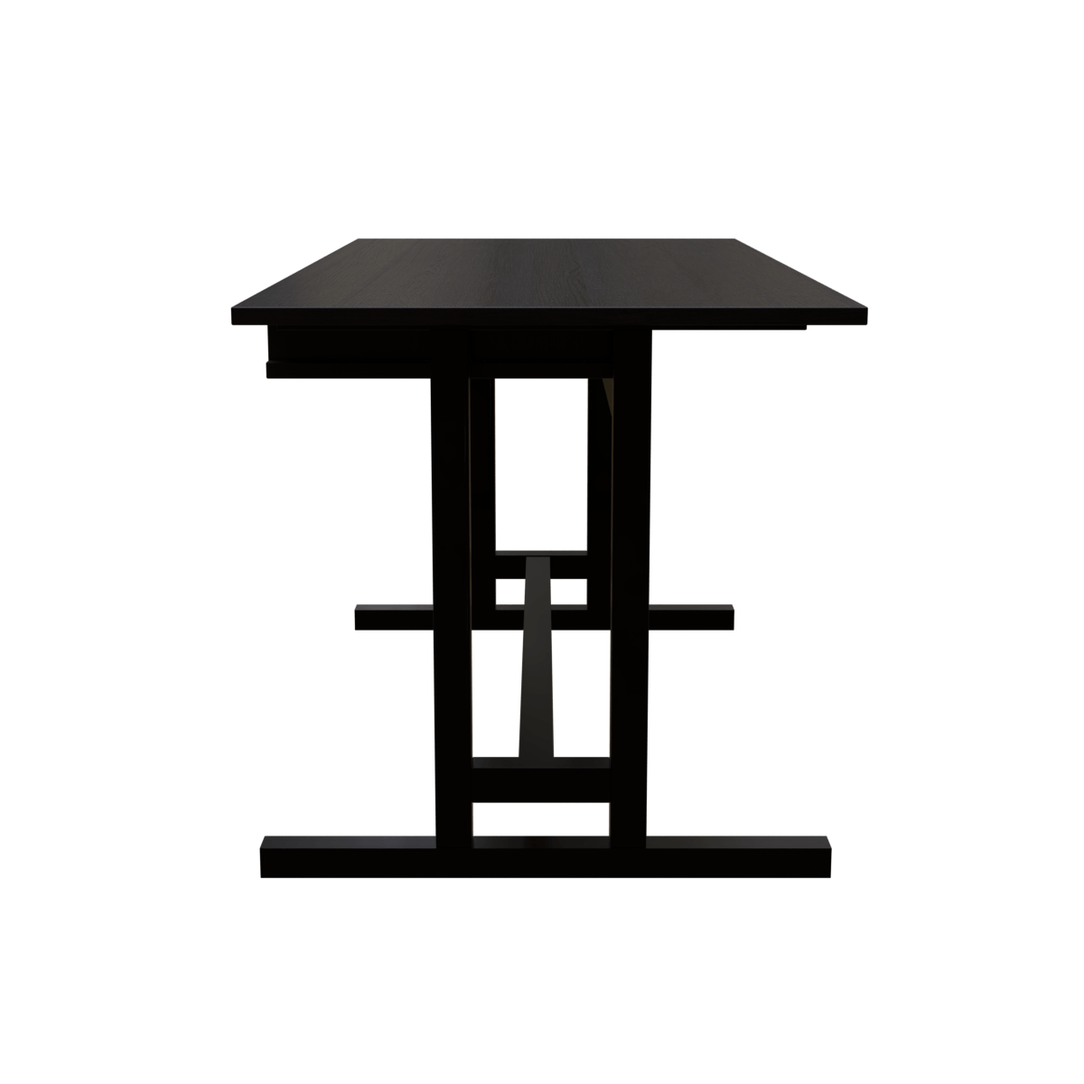 Zinnia Computer Table with Keyboard Tray by Riyan Luxiwood.