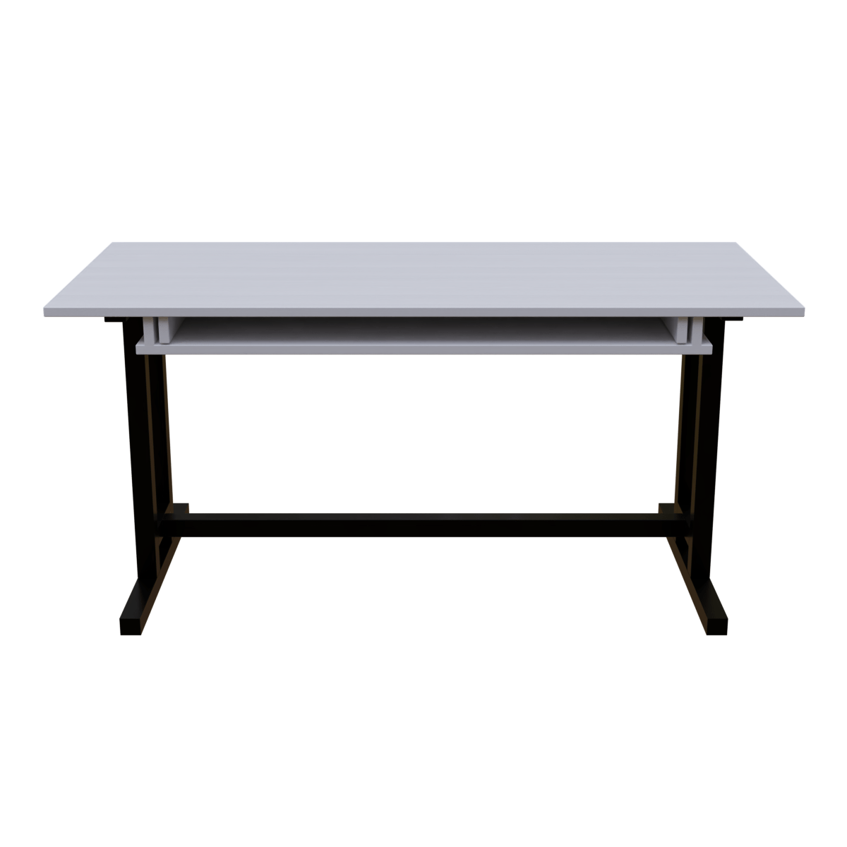 Zinnia Computer Table with Keyboard Tray by Riyan Luxiwood.