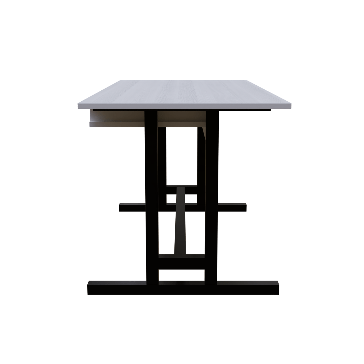 Zinnia Computer Table with Keyboard Tray by Riyan Luxiwood.