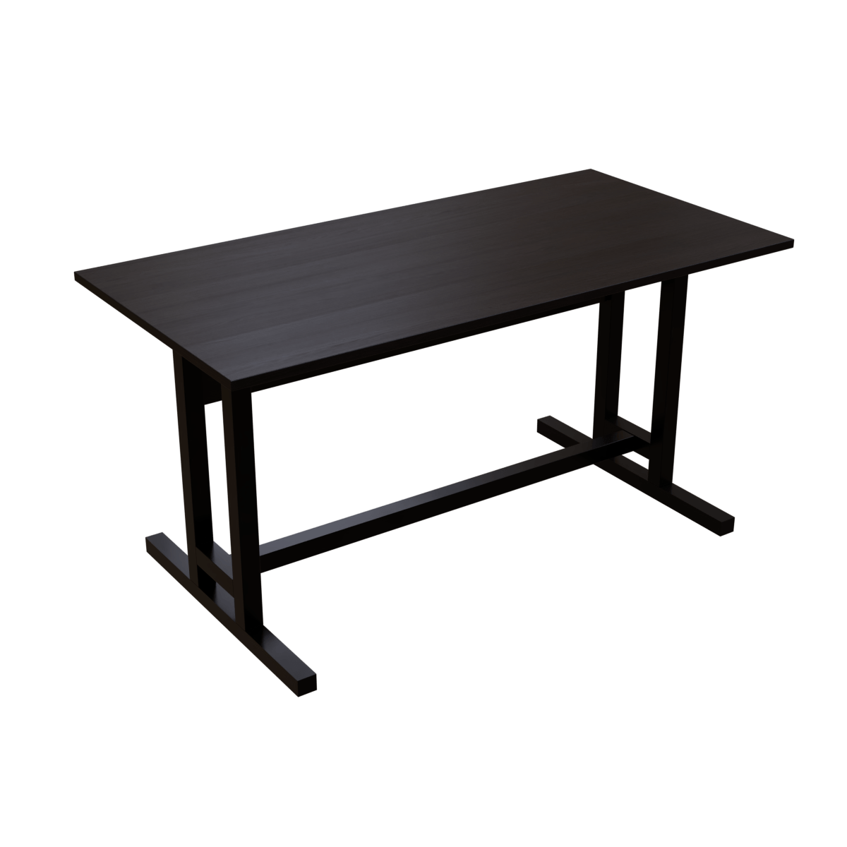 Clover Computer Table by Riyan Luxiwood.