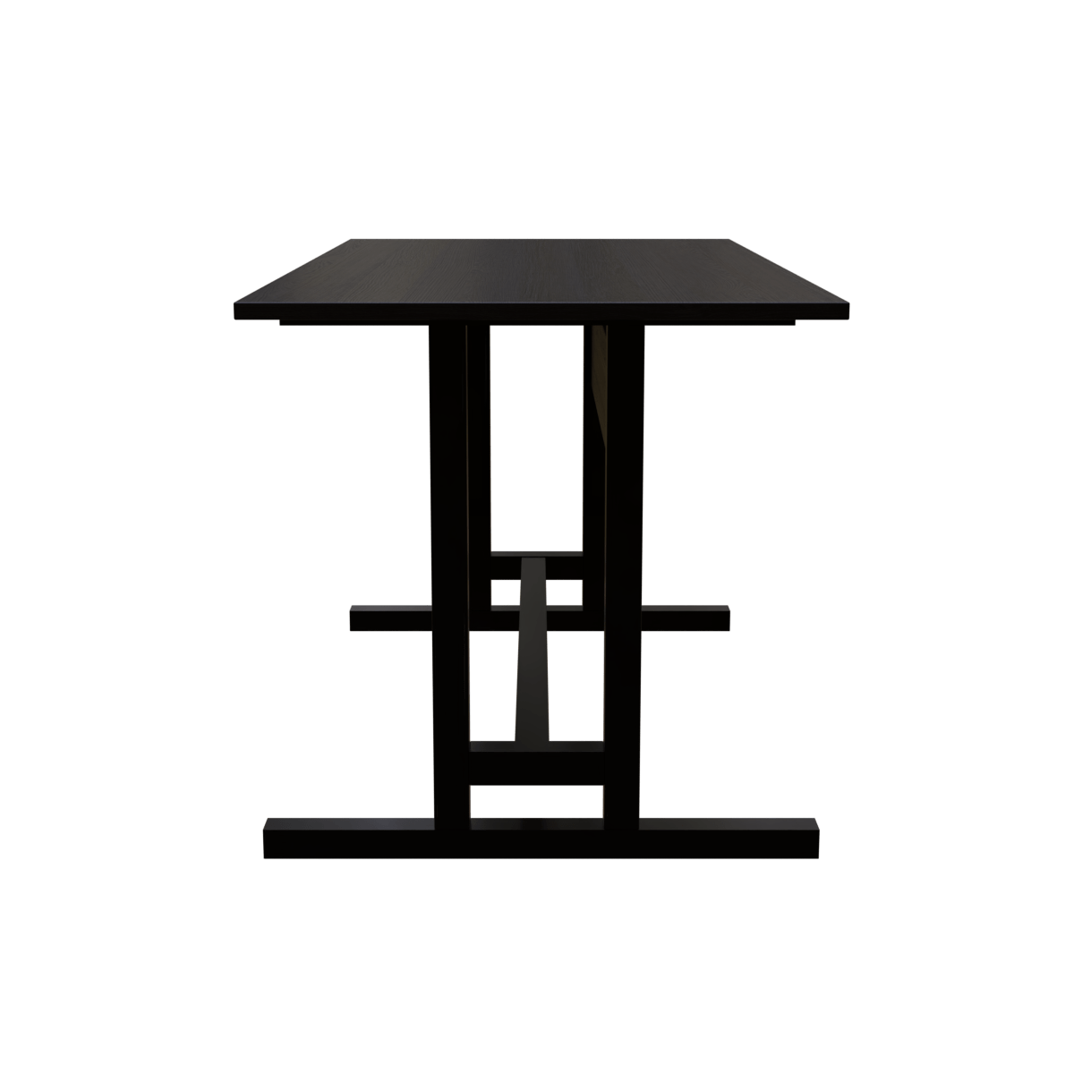 Clover Computer Table by Riyan Luxiwood.