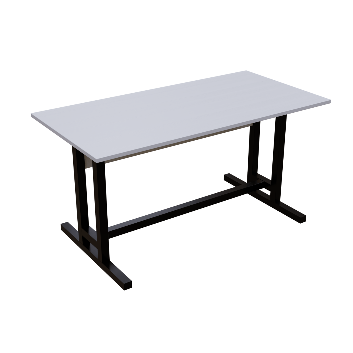 Clover Computer Table by Riyan Luxiwood.
