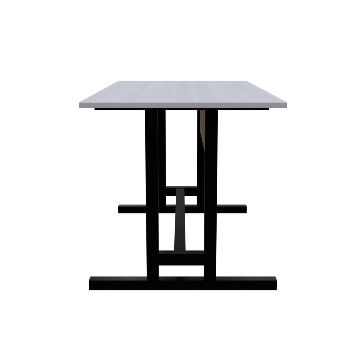 Clover Computer Table by Riyan Luxiwood.