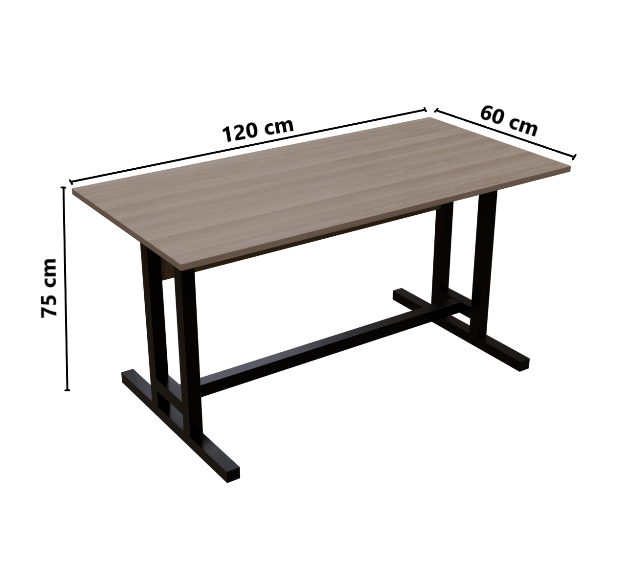 Clover Computer Table by Riyan Luxiwood.