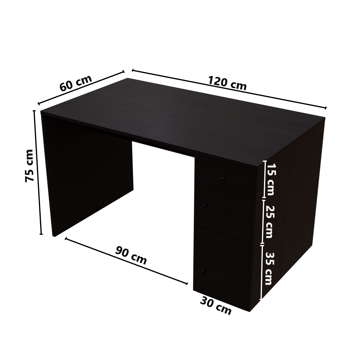 Jimmy Computer Table With Storage By Riyan Luxiwood.