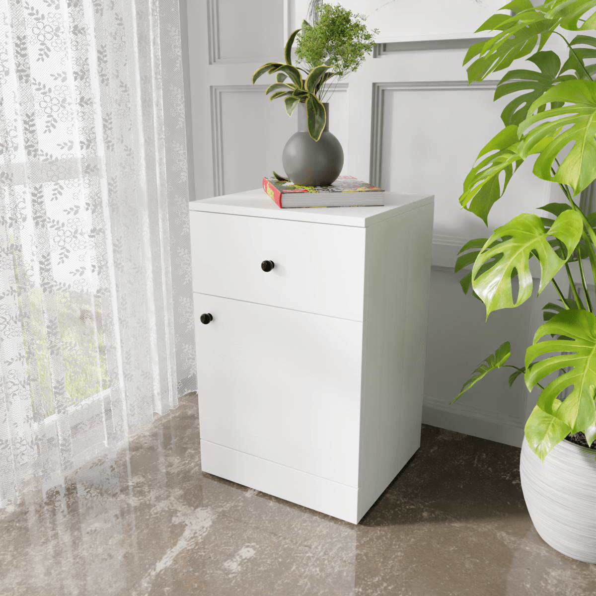 Chest of Drawer with cabinet by Riyan Luxiwood.