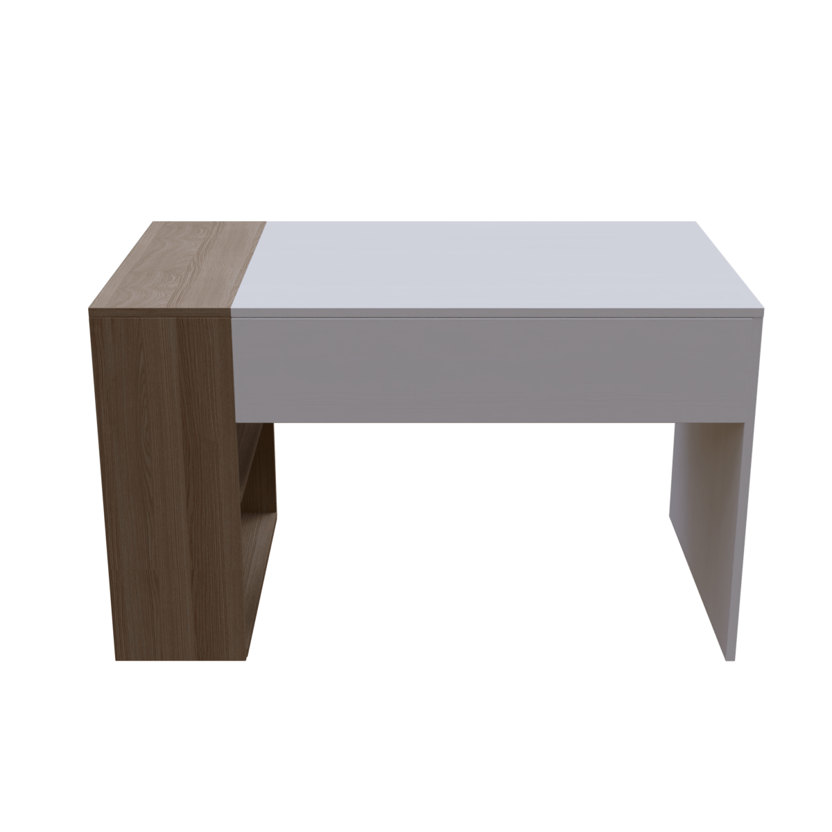 Pacific Computer Table Open With Storage By Riyan Luxiwood.