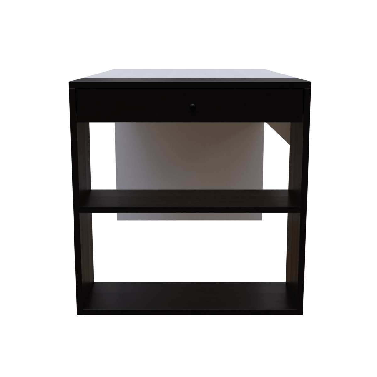 Pacific Computer Table Open With Storage By Riyan Luxiwood.
