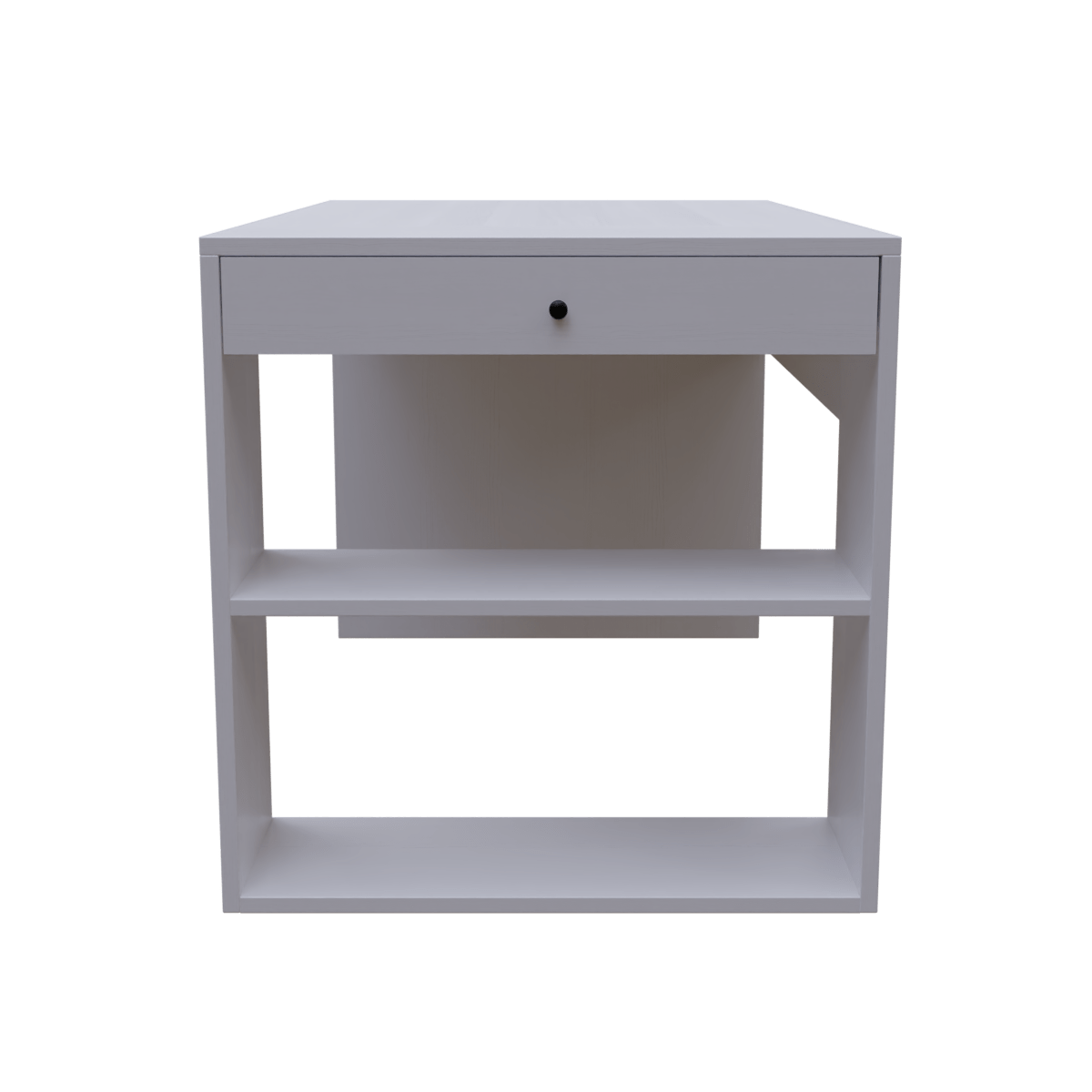 Pacific Computer Table Open With Storage By Riyan Luxiwood.