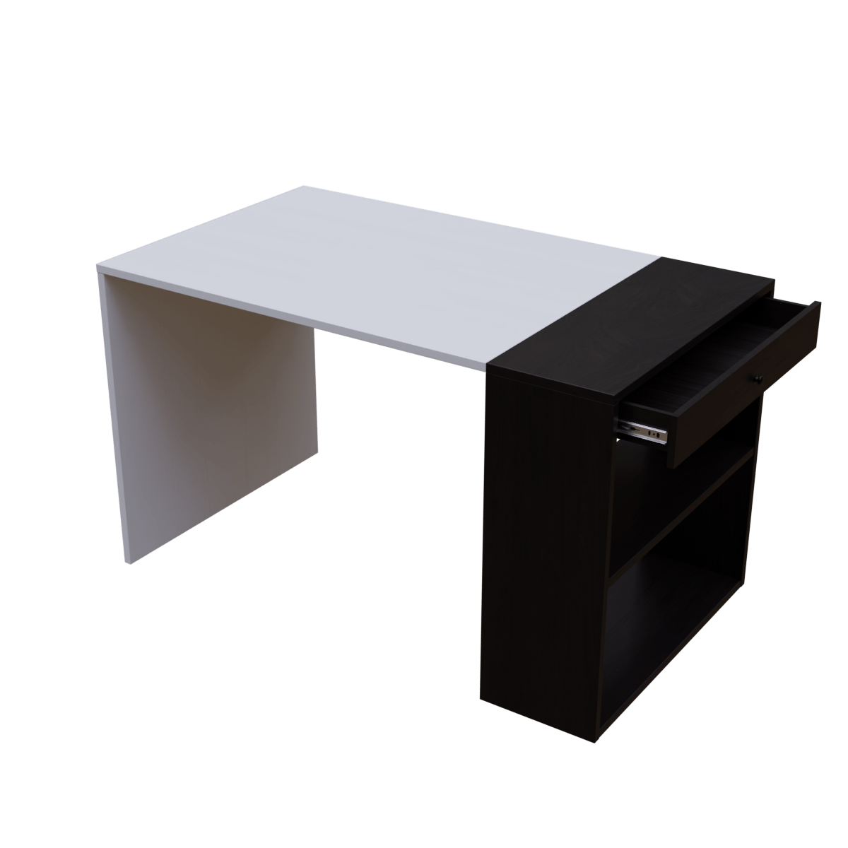 Pacific Computer Table Open With Storage By Riyan Luxiwood.