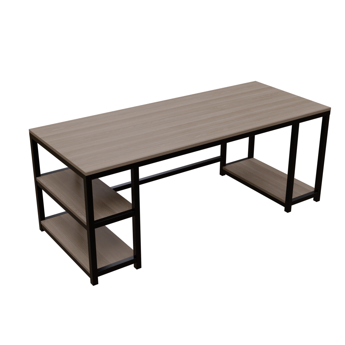 Jackson computer Table With Open Storage By Riyan Luxiwood.