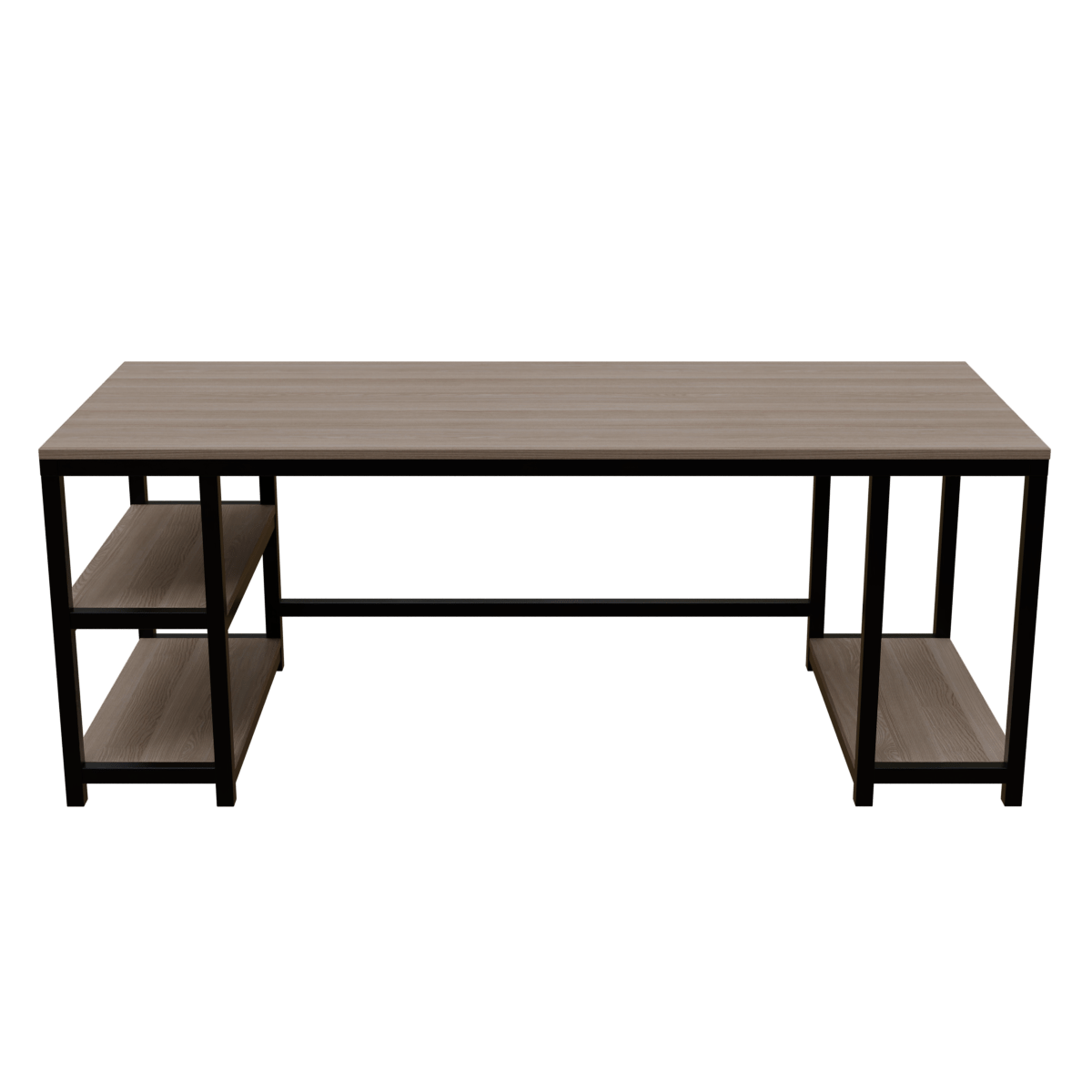 Jackson computer Table With Open Storage By Riyan Luxiwood.