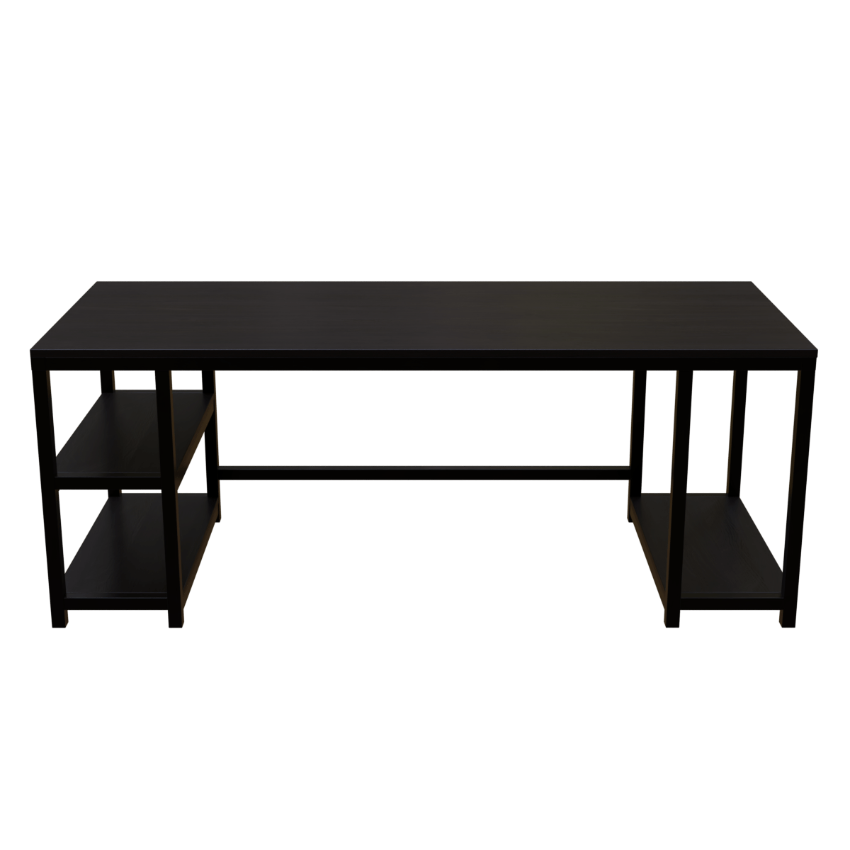 Jackson computer Table With Open Storage By Riyan Luxiwood.