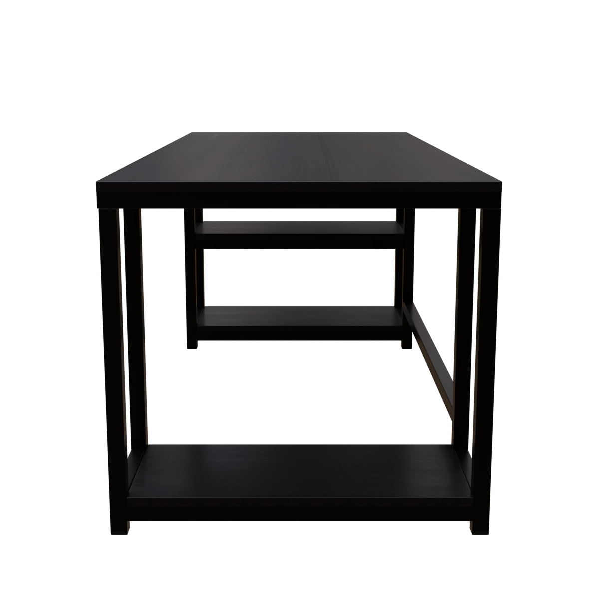 Jackson computer Table With Open Storage By Riyan Luxiwood.