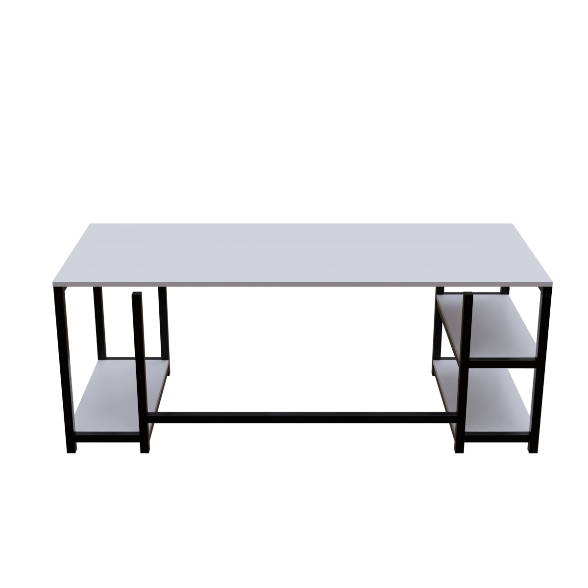 Jackson computer Table With Open Storage By Riyan Luxiwood.