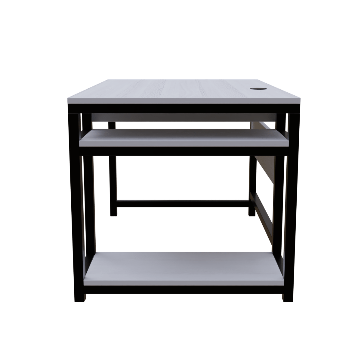 Carter Computer Table With Open Storage By Riyan Luxiwood.