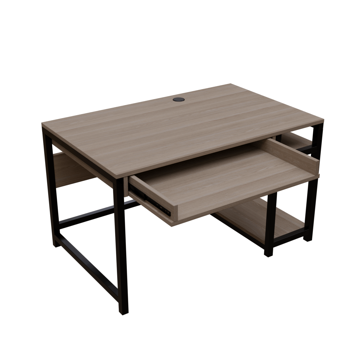 Carter Computer Table With Open Storage By Riyan Luxiwood.