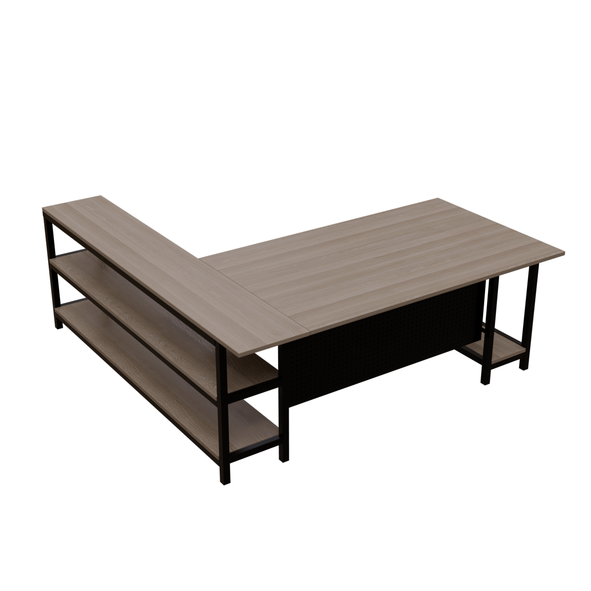 Marvin study Table With Open Storage by Riyan Luxiwood.