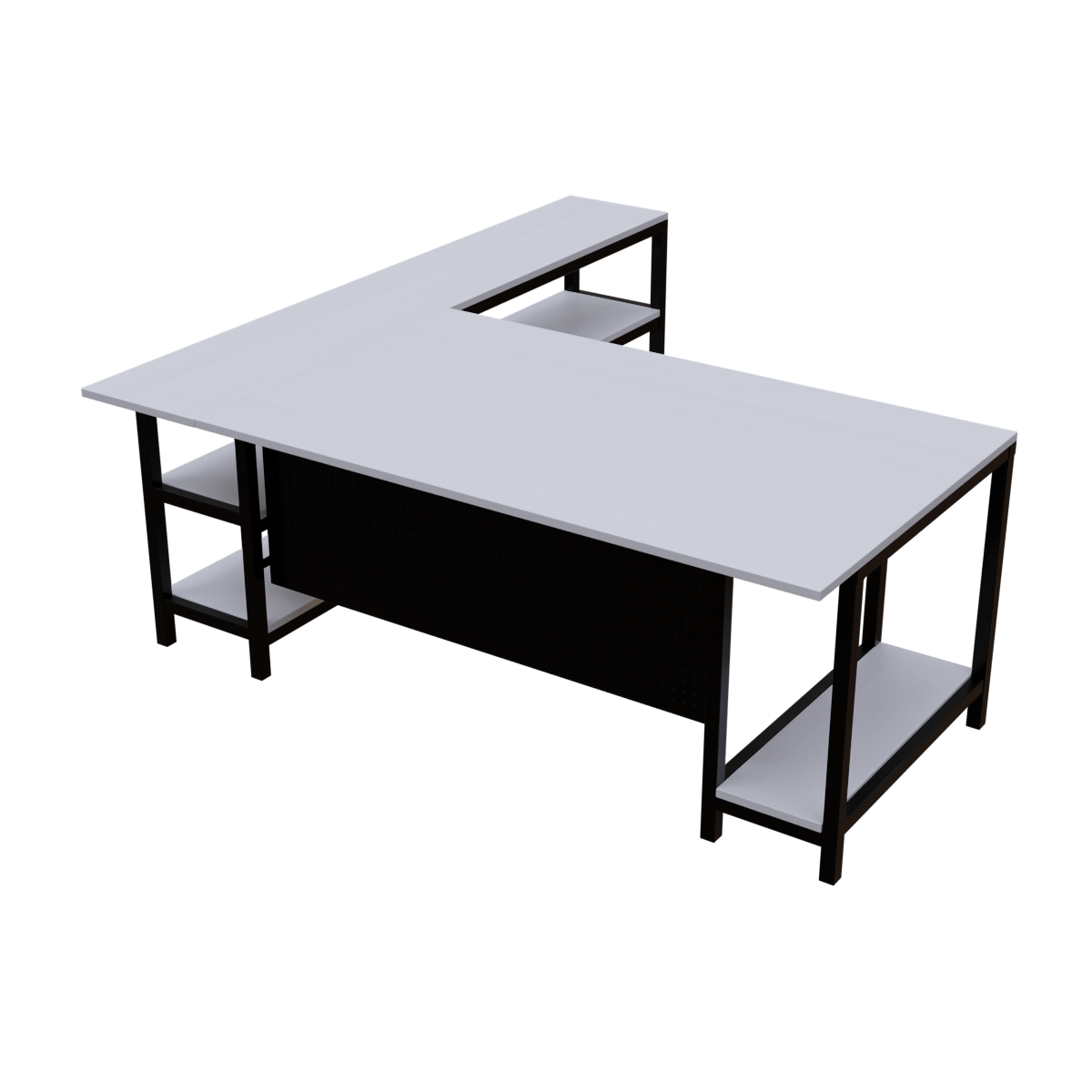 Marvin study Table With Open Storage by Riyan Luxiwood.