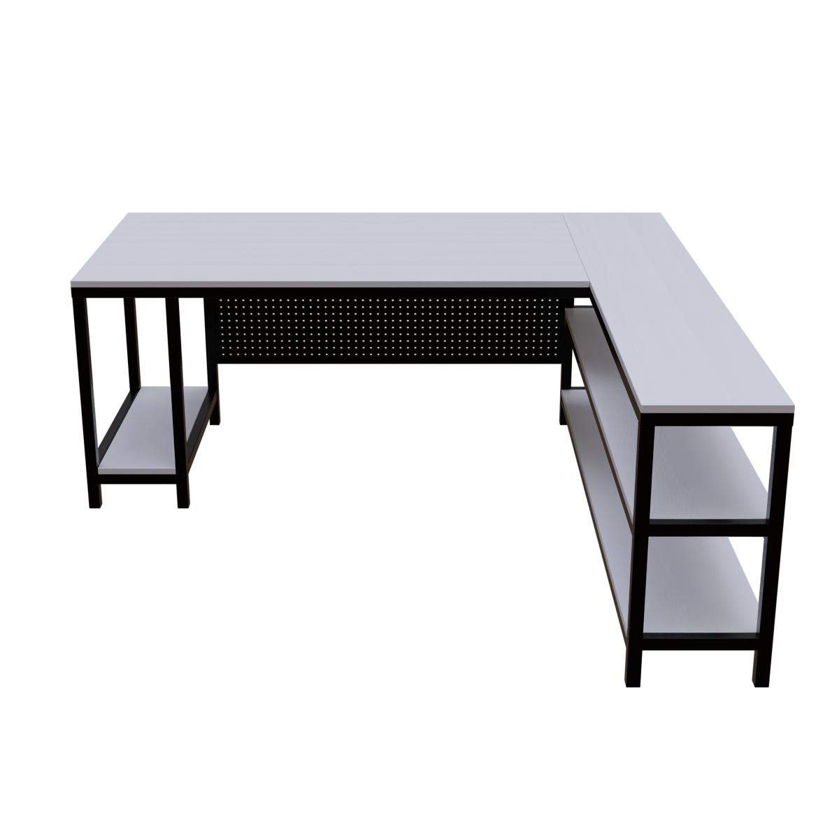 Marvin study Table With Open Storage by Riyan Luxiwood.
