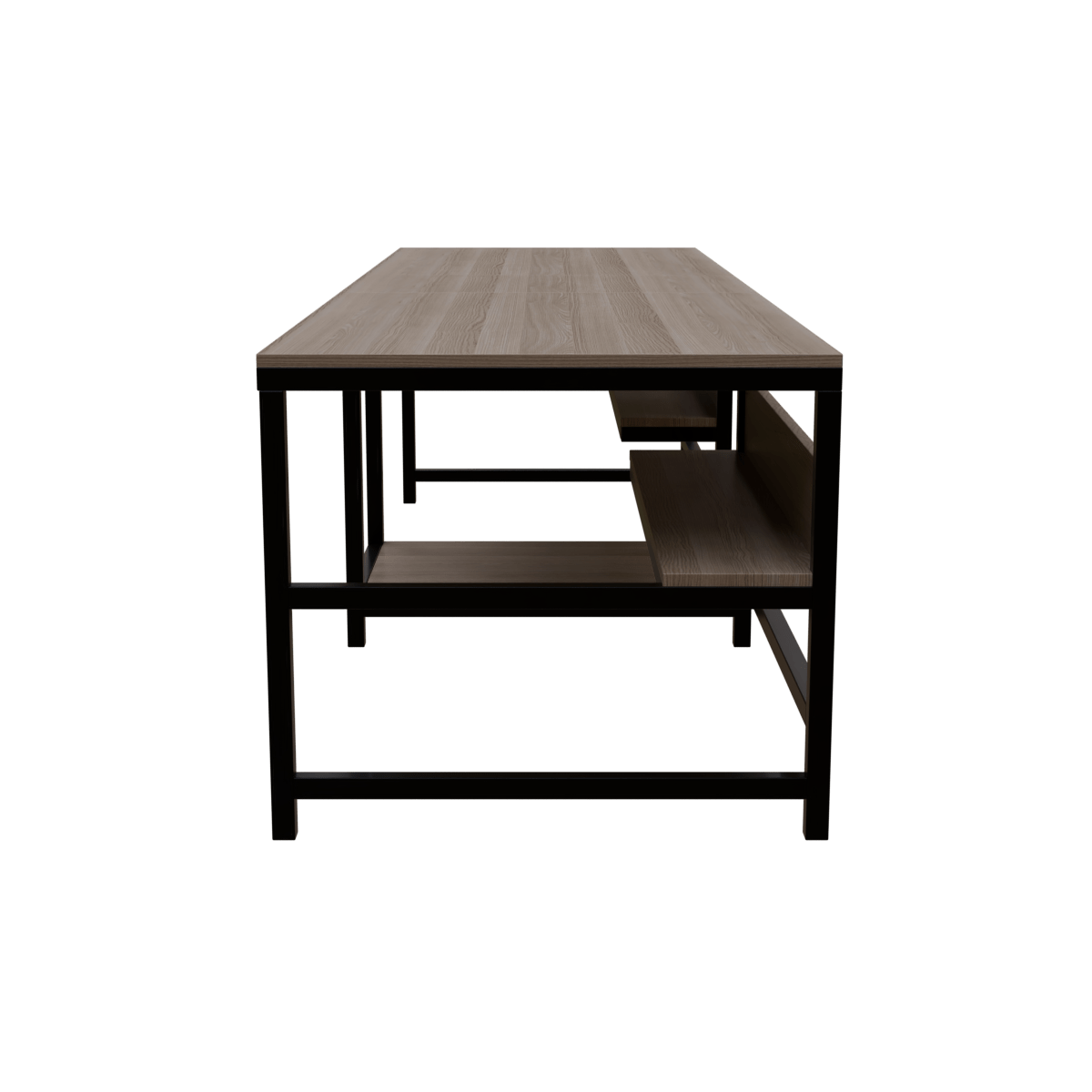 Dublin Computer Table With Open Storage By Riyan Luxiwood.