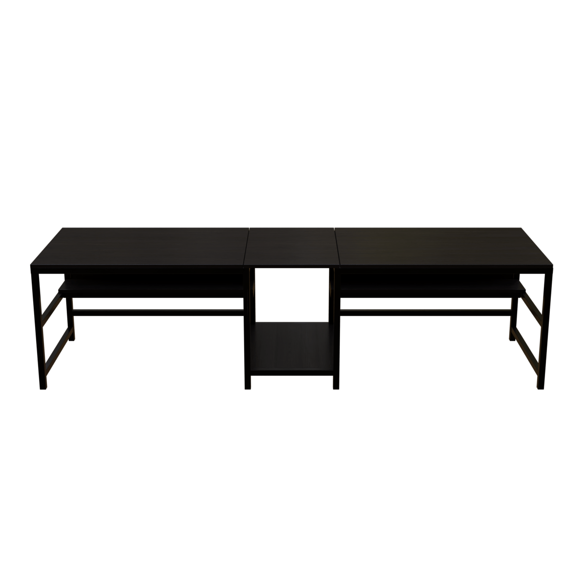 Dublin Computer Table With Open Storage By Riyan Luxiwood.