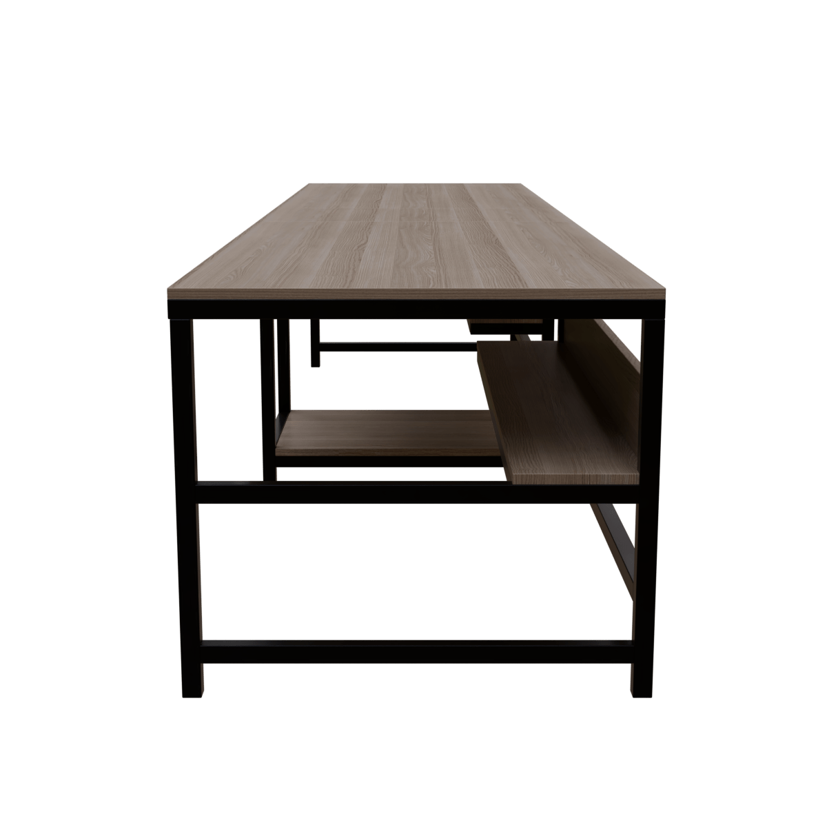 Dublin Computer Table With Open Storage By Riyan Luxiwood.