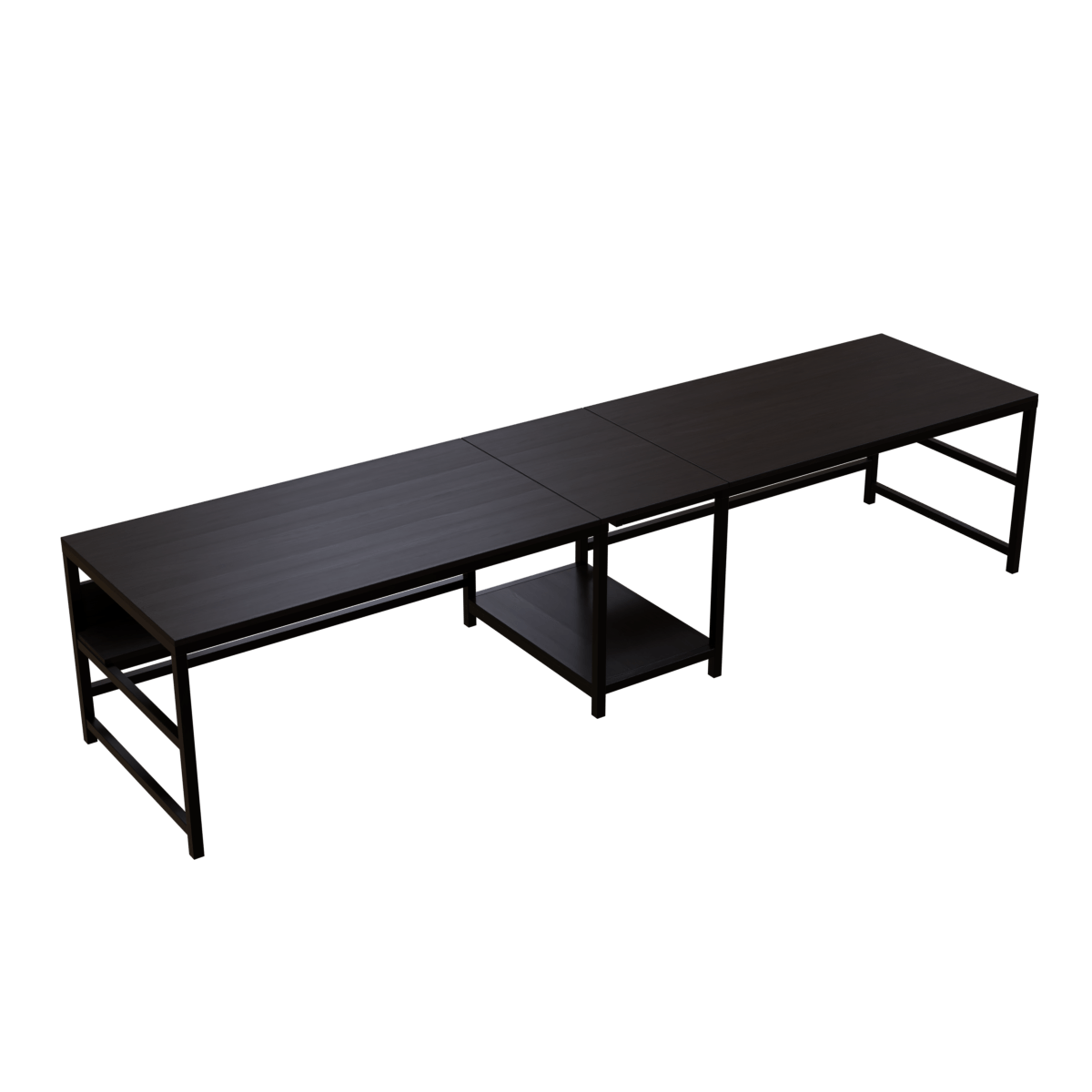 Dublin Computer Table With Open Storage By Riyan Luxiwood.