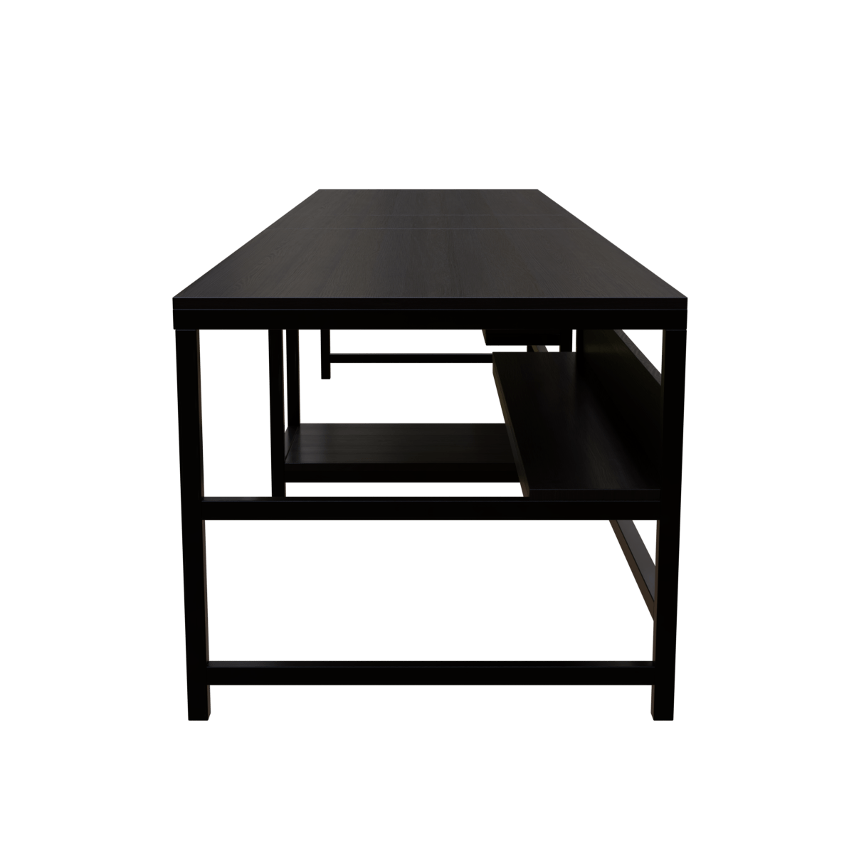 Dublin Computer Table With Open Storage By Riyan Luxiwood.