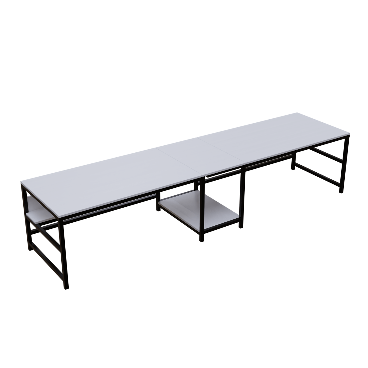 Dublin Computer Table With Open Storage By Riyan Luxiwood.