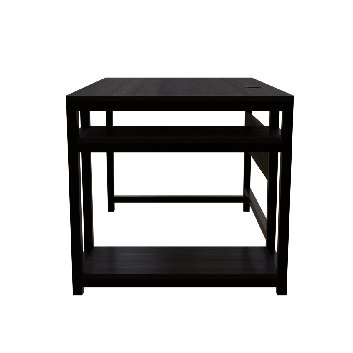 Carter Computer Table With Open Storage By Riyan Luxiwood.