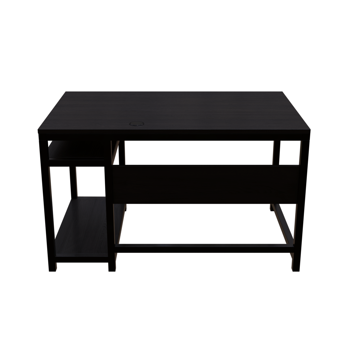 Carter Computer Table With Open Storage By Riyan Luxiwood.