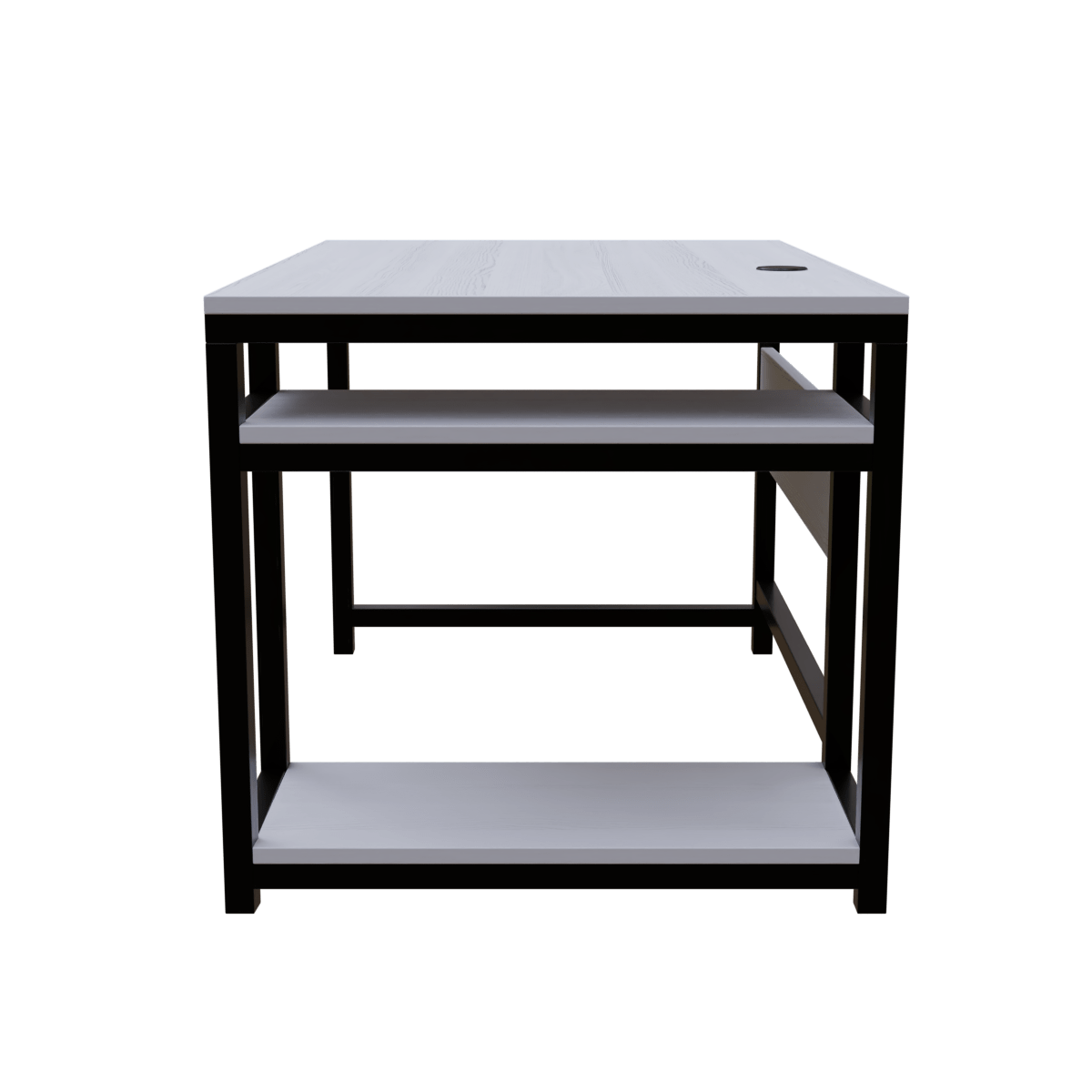 Carter Computer Table With Open Storage By Riyan Luxiwood.