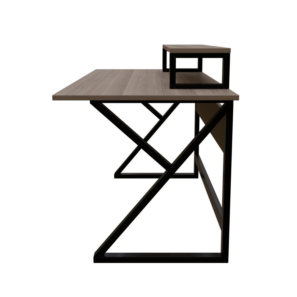 Meja Computer Table with Monitor Riser By Riyan Luxiwood.