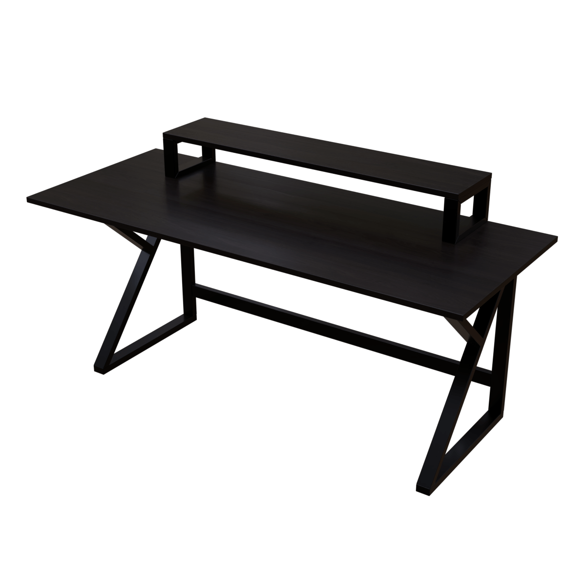 Meja Computer Table with Monitor Riser By Riyan Luxiwood.