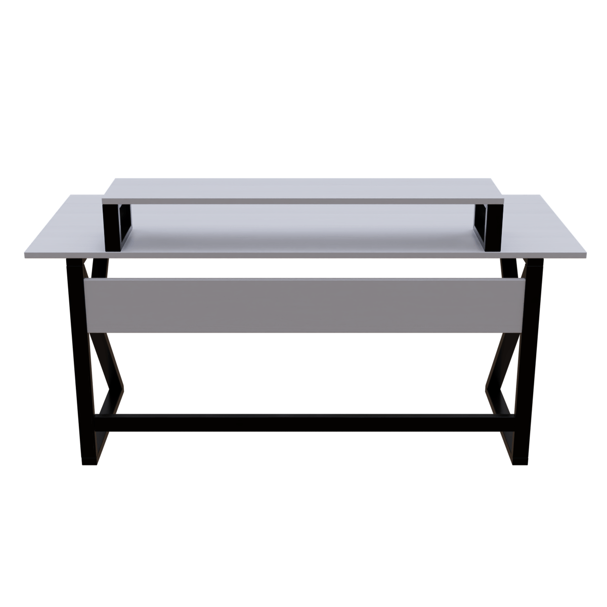 Meja Computer Table with Monitor Riser By Riyan Luxiwood.