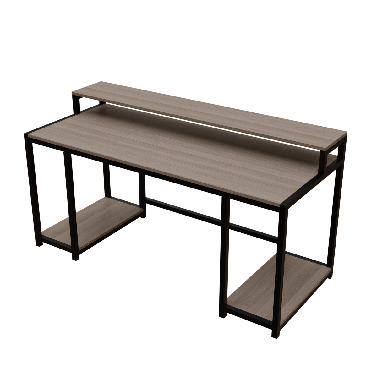 Nexus Computer Table With Open Storage By Riyan Luxiwood.