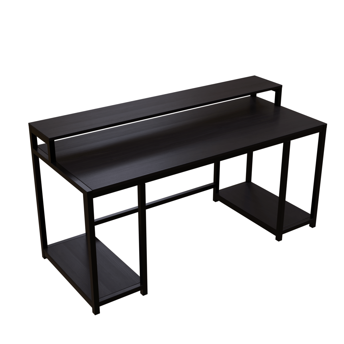 Nexus Computer Table With Open Storage By Riyan Luxiwood.