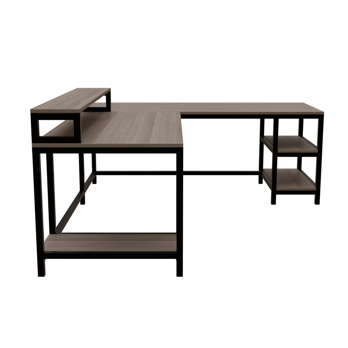 Archice Computer Table With Open Storage By Riyan Luxiwood.