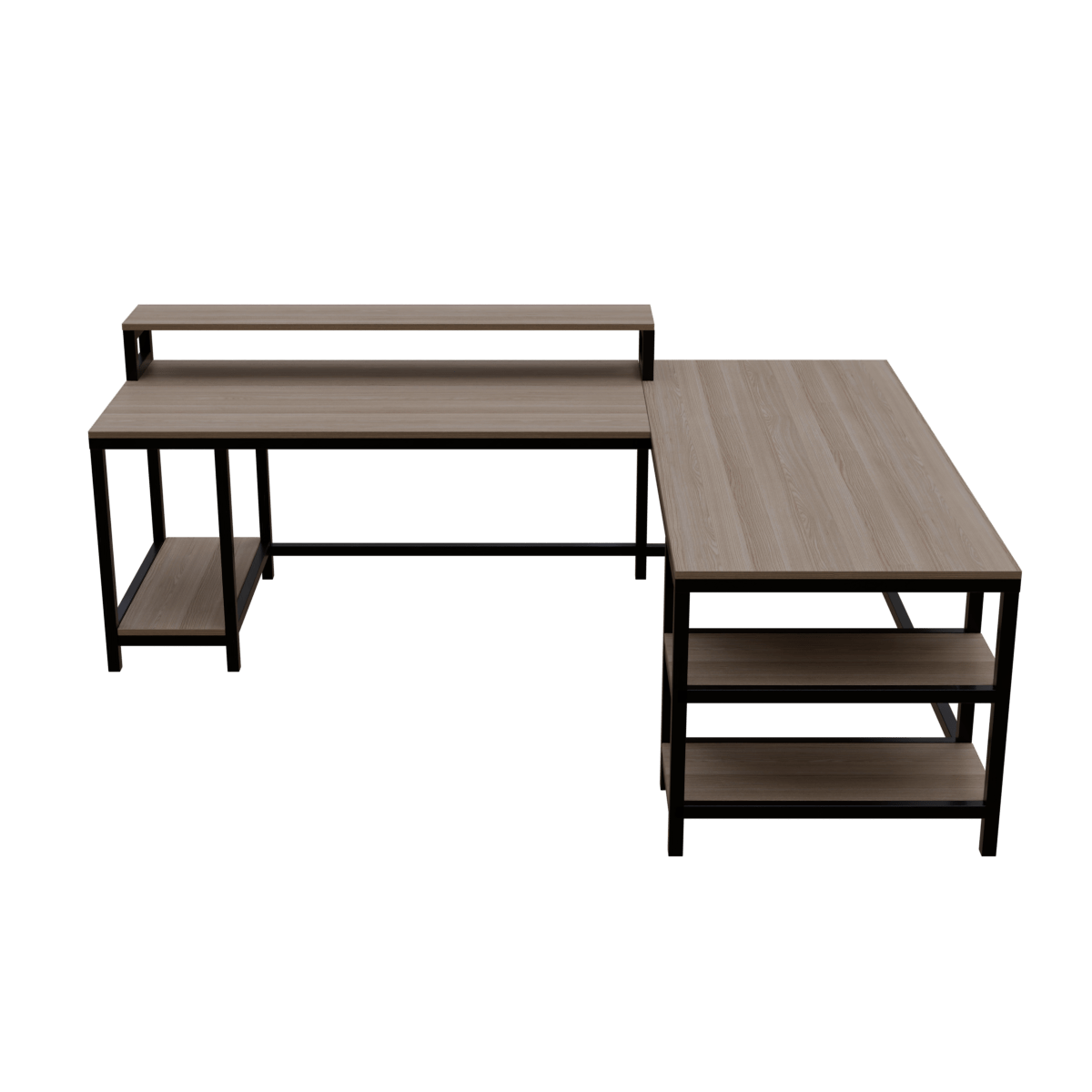 Archice Computer Table With Open Storage By Riyan Luxiwood.