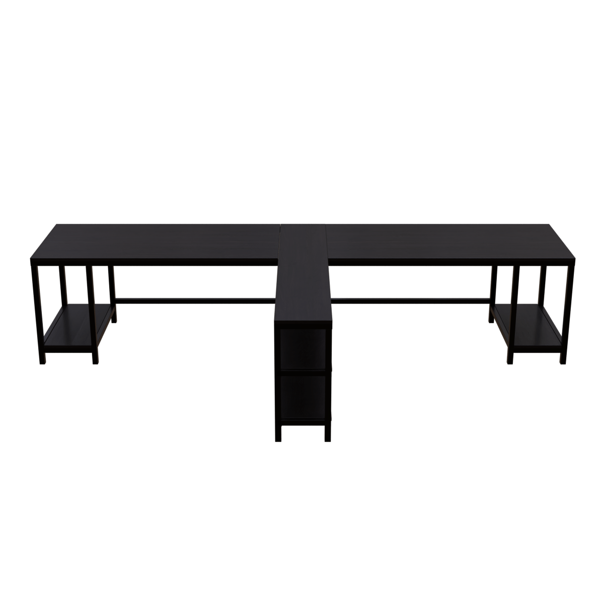 Haldin Computer Table With Open Storage By Riyan Luxiwood.