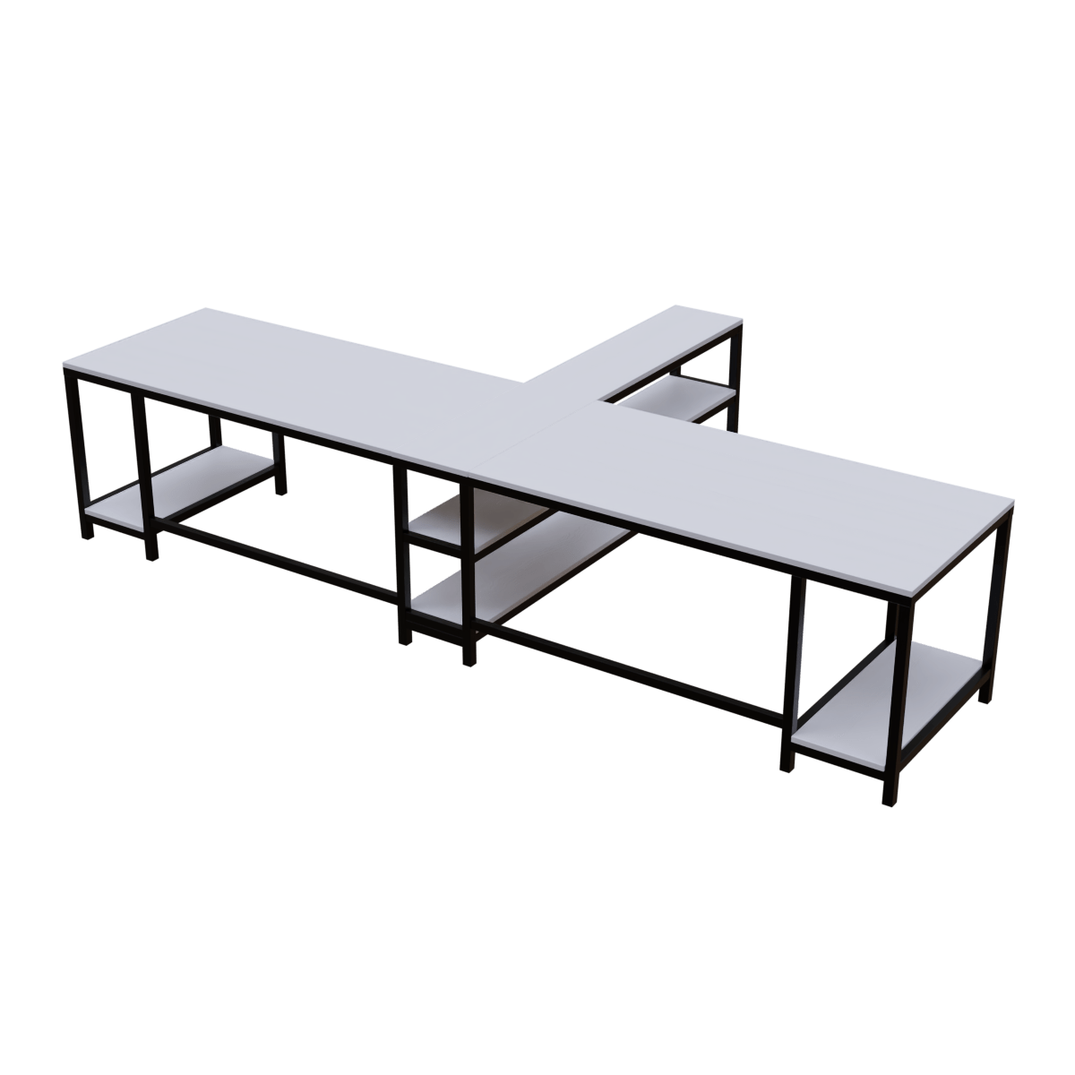 Haldin Computer Table With Open Storage By Riyan Luxiwood.