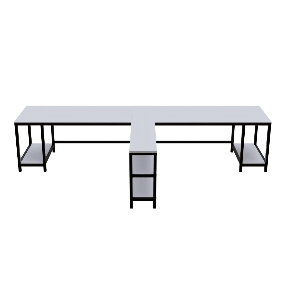 Haldin Computer Table With Open Storage By Riyan Luxiwood.