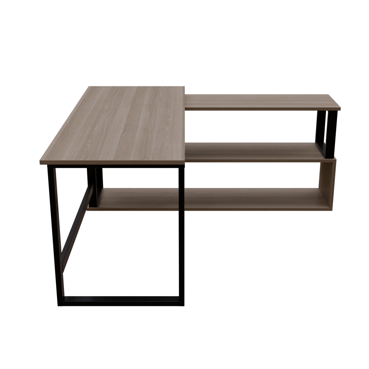 L Shaped Executive Desk with Storage Design by Riyan Luxiwood