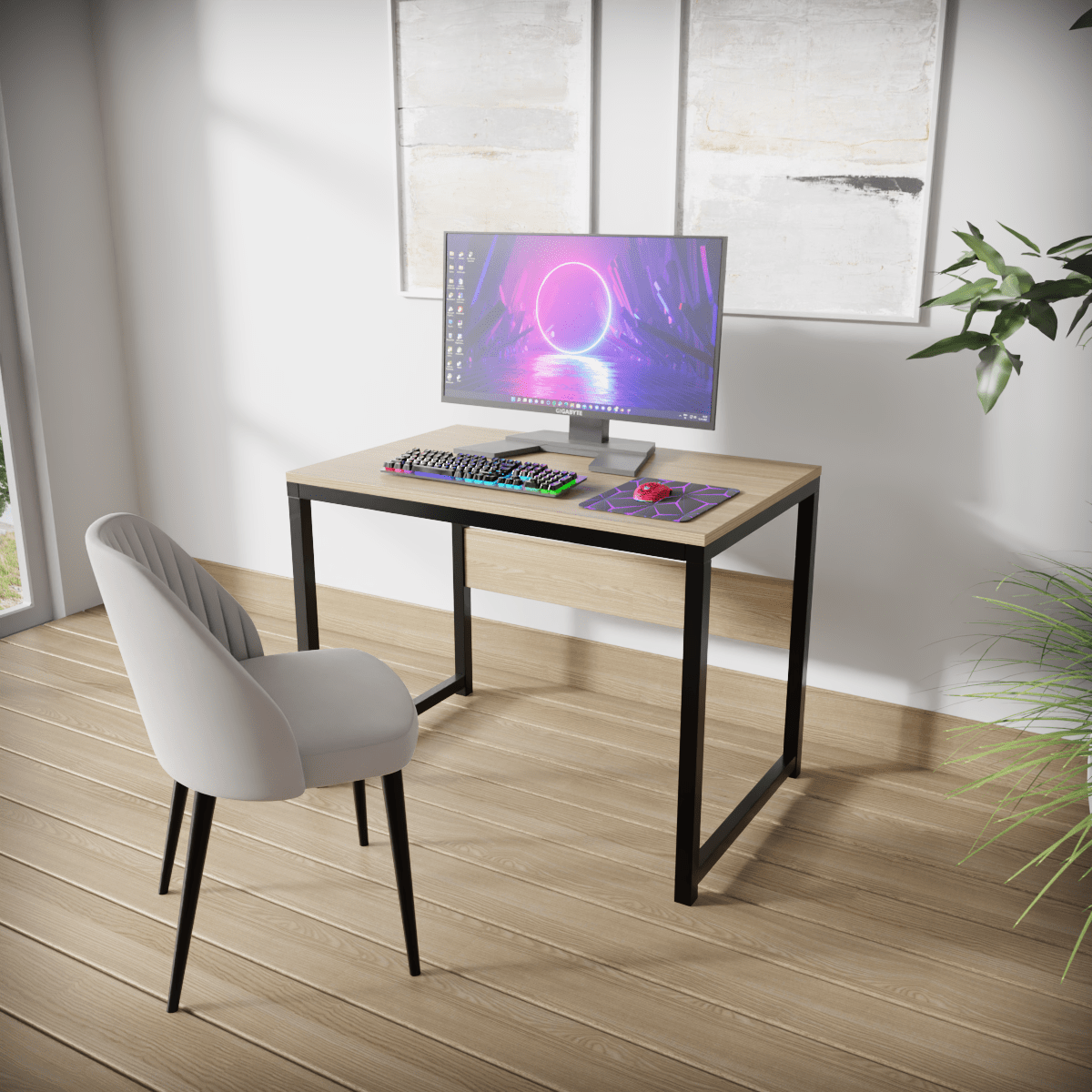 Elmer Computer Table.