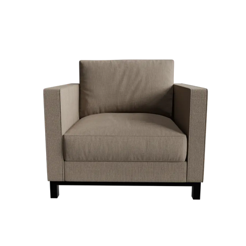 Chester Single Sofa Chair in Geneva Light Color by Riyan Luxiwood