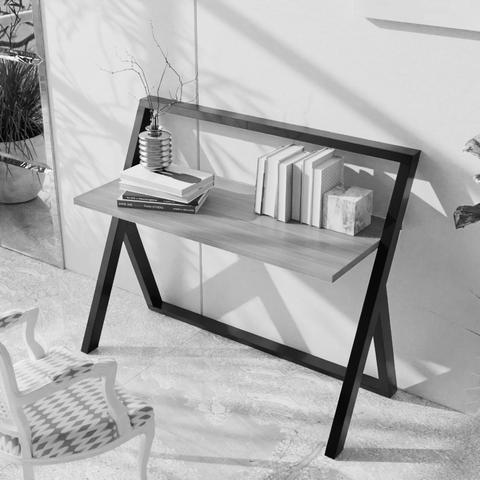 Aster Study Table in White Color by Riyan Luxiwood