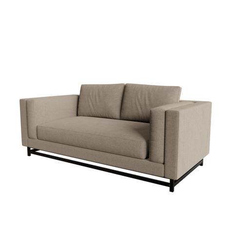 Holly 2 Seater Sofa in Geneva Light Color by Riyan Luxiwood